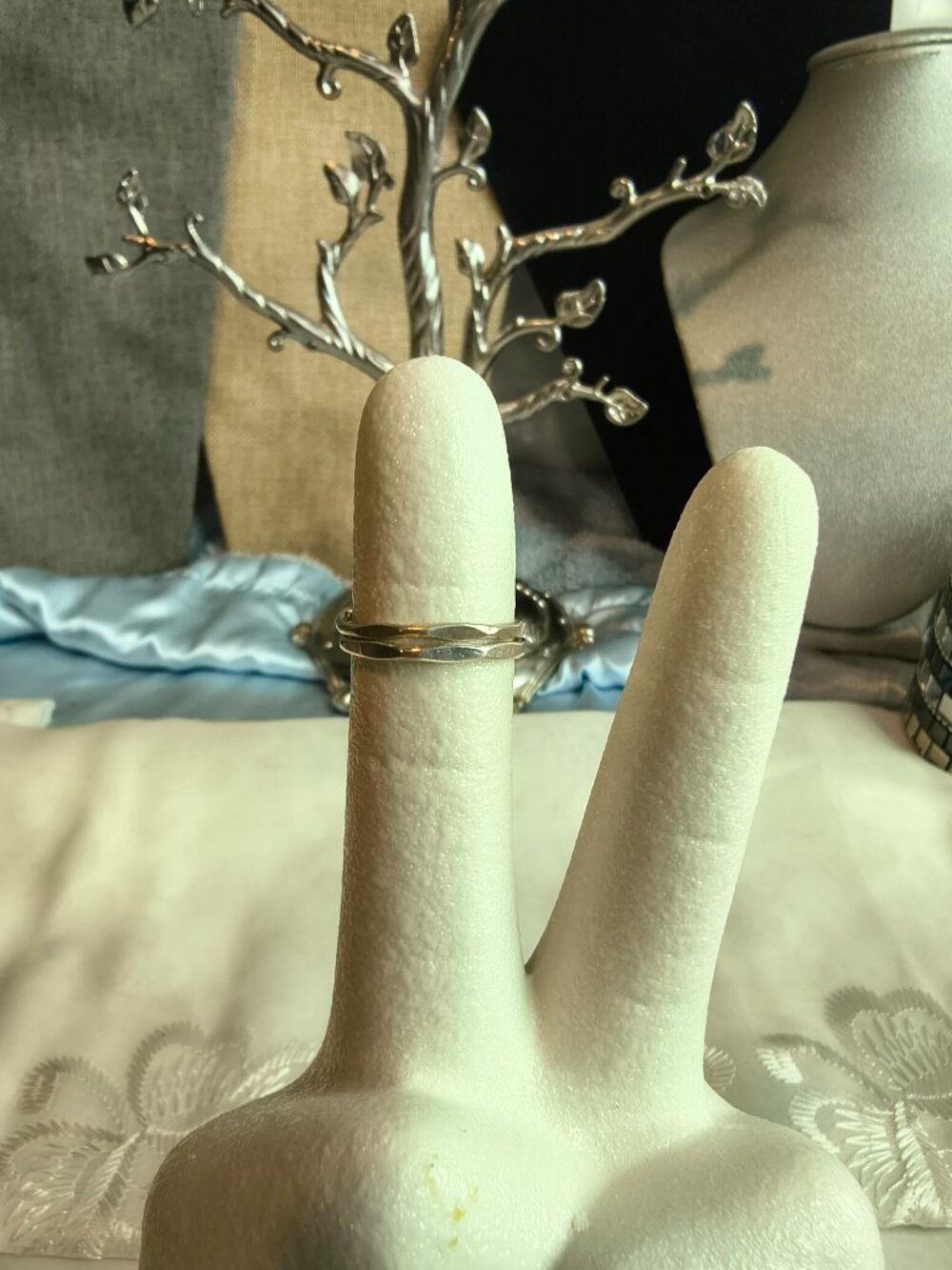 Set of 2 Sterling Silver Stack Rings